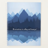 Mountain Reflections Design Weekly/Monthly Planer (Vorderseite)