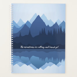 Mountain Reflections Design Weekly/Monthly Planer