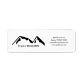 Mountain Return Address Label (Vorne)