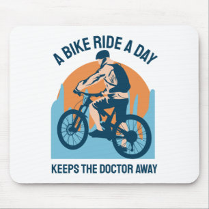 Mountain Rider Cool Design - Ein Fahrrad pro Tag Mousepad
