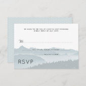 Mountain Ridge Wedding RSVP Gast Count (Vorne/Hinten)