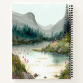 Mountain River Adventure Guest Spiral Notebook Notizblock (Rückseite)