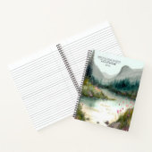 Mountain River Adventure Guest Spiral Notebook Notizblock (Innenseite)
