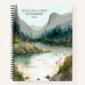 Mountain River Adventure Guest Spiral Notebook Notizblock (Vorderseite)