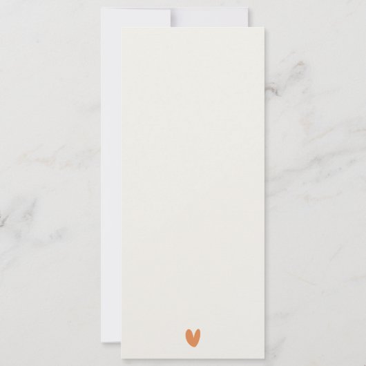 Mountain River Fall Landscape Wedding Menu Card Einladung (Rückseite)