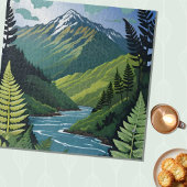 Mountain, River, Ferns of New Zealand Puzzle