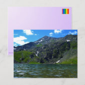 Mountain River Malaya Ulba Postcard Postkarte (Vorne/Hinten)