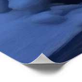 Mountain River Serene Landschaft Art Poster (Ecke)