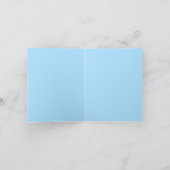 Mountain River Sunrise Zeichnend Blank Card Dankeskarte (Innenseite)