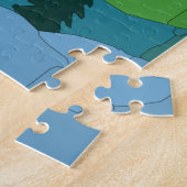 Mountain River Valley Cutout Puzzle (Seite)