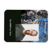 Mountain Rock Climber Memorial Keepsake  Magnet (Horizontal)