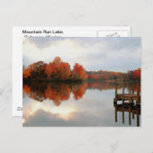 Mountain Run Lake Postkarte (Vorne/Hinten)