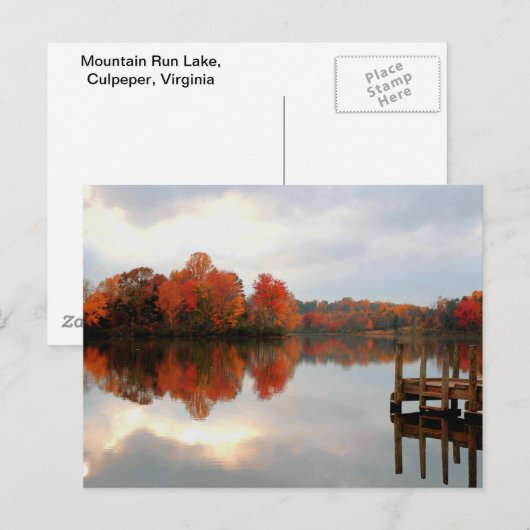 Mountain Run Lake Postkarte (Vorne/Hinten)