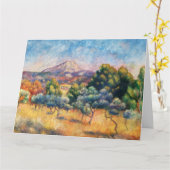 Mountain Sainte-Victoire Paysage von Renoir Karte (Gelbe Blume)