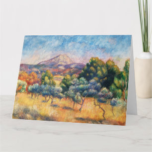 Mountain Sainte-Victoire Paysage von Renoir Karte