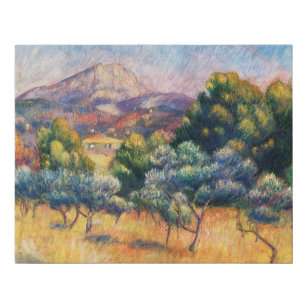 Mountain Sainte-Victoire Paysage von Renoir Künstlicher Leinwanddruck
