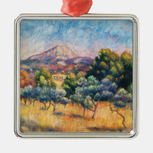 Mountain Sainte-Victoire Paysage von Renoir Ornament Aus Metall