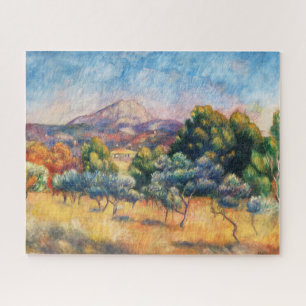 Mountain Sainte-Victoire Paysage von Renoir Puzzle