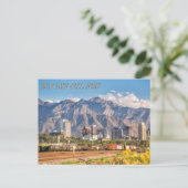 Mountain Salt Lake City Mountain Travel Souvenir Postkarte (Stehend Vorderseite)