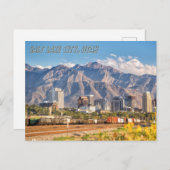 Mountain Salt Lake City Mountain Travel Souvenir Postkarte (Vorne/Hinten)