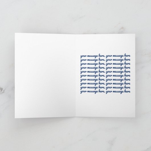 Mountain Scene Painting Happy Birthday Vater Card Karte (Innenseite)