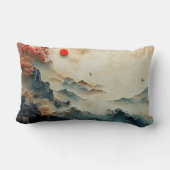 Mountain & Sea Panorama, 2-Sided Design, Lendenkissen (Rückseite)