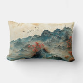 Mountain & Sea Panorama, 2-Sided Design, Lendenkissen (Vorderseite)