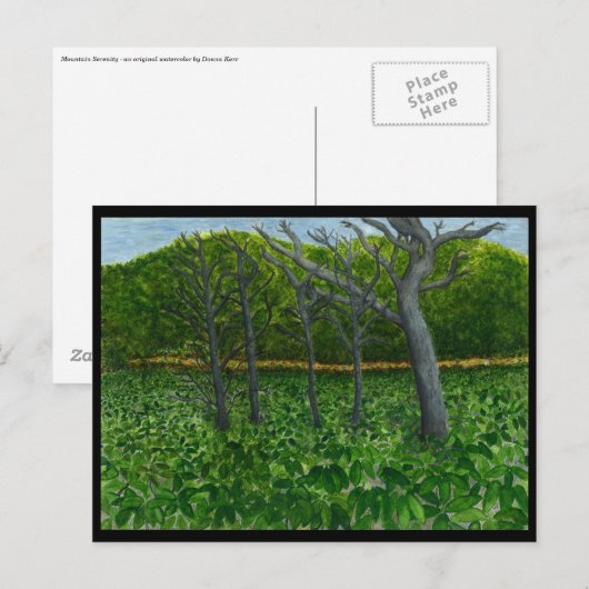 Mountain Serenity Postkarte (Vorne/Hinten)