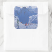 Mountain Shadow 2009 Quadratischer Aufkleber (Tasche)