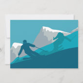 Mountain Ski Sport Einladung (Rückseite)