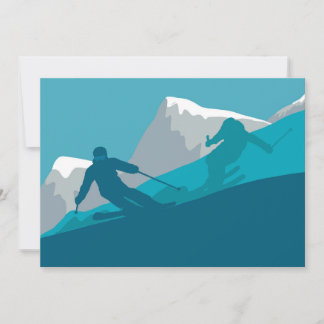 Mountain Ski Sport Einladung