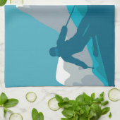 Mountain Ski Sport Geschirrtuch (Gefaltet)