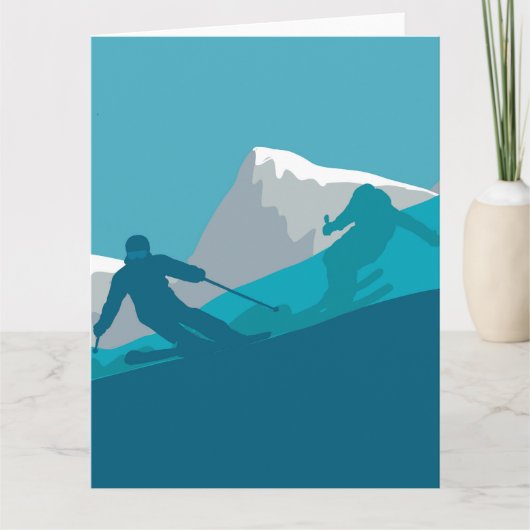 Mountain Ski Sport Karte (Vorderseite)