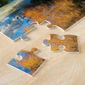 Mountain Sky Lake Landschaftliches Foto Puzzle (Seite)