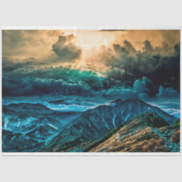 Mountain Sky Wolken Entdecken Tissue Paper Seidenpapier