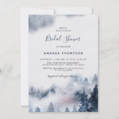 Mountain Smoky Lila Bridal Dusche Einladung