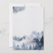 Mountain Smoky Lila Bridal Dusche Einladung