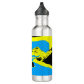 Mountain Snowboarder - Snowboarder Edelstahlflasche (Rechts)