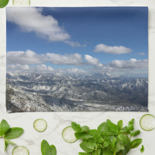 Mountain Snowscape Kitchtuch Geschirrtuch