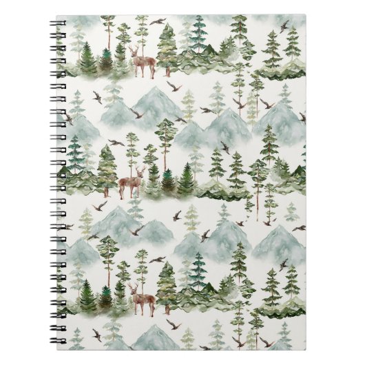 Mountain Spiral Foto Notebook Notizblock (Vorderseite)