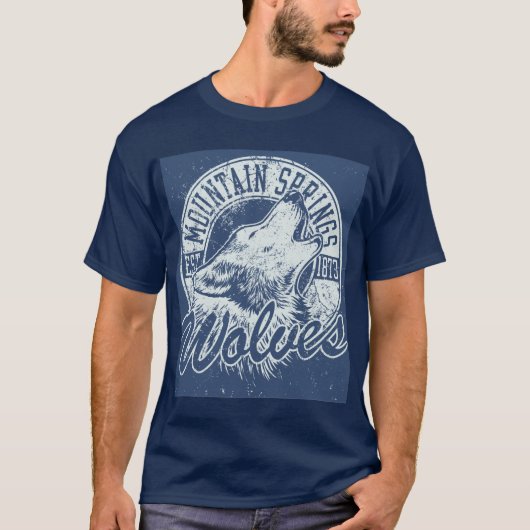 Mountain Springs Wolves T - Shirt (Vorderseite)