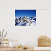 Mountain St Anton Austria Ferienkarte Poster (Küche)