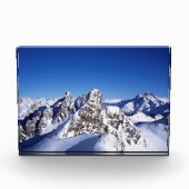 Mountain St Anton Austria Holiday Card Poster Fotoblock (Vorderseite)