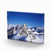 Mountain St Anton Austria Holiday Card Poster Fotoblock (Rechts)