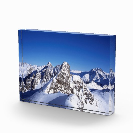Mountain St Anton Austria Holiday Card Poster Fotoblock (Rechts)