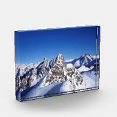 Mountain St Anton Austria Holiday Card Poster Fotoblock (Links)