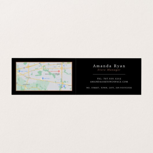 Mountain Stargazer, Astronomen, Astronomie Store Visitenkarten (Innenseite Aufgefaltet)