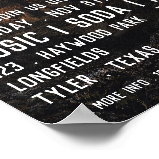 Mountain Stargazer, Planetarium Eventwerbung Poster (Ecke)