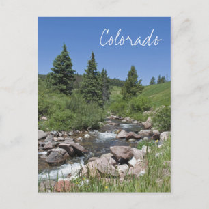 Mountain Stream Colorado Postkarte