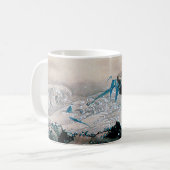 Mountain Stream, Hokusai Kaffeetasse (Vorderseite Links)